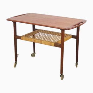 Teak Serving Trolley in the style of Johannes Andersen, 1960s-MHV-1744981