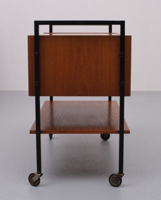 Teak Sewing Trolley Dutch, 1960s-GCG-1286742