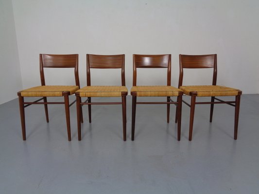 Teak Side Chairs by Georg Leowald for Wilkhahn, 1960s, Set of 4-RDW-863513