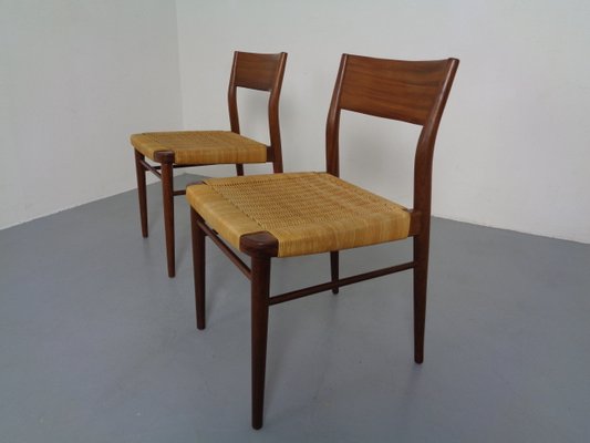 Teak Side Chairs by Georg Leowald for Wilkhahn, 1960s, Set of 4-RDW-863513