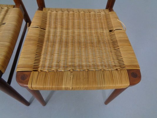 Teak Side Chairs by Georg Leowald for Wilkhahn, 1960s, Set of 4-RDW-863513