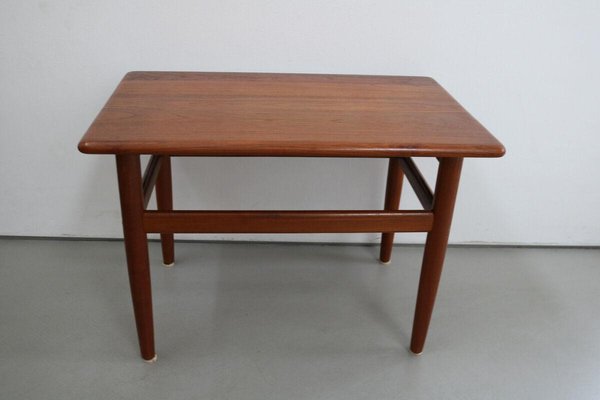 Teak Side Table by Niels Bach, Denmark, 1960s-FJP-1720285