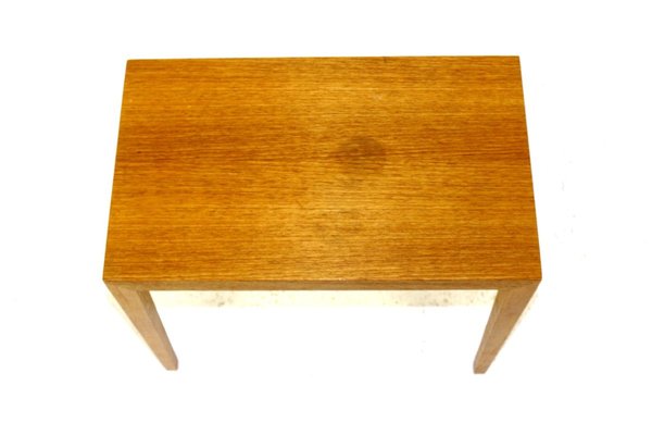 Teak Side Table by Severin Hansen for Haslev Møbelsnedkeri, Denmark, 1960s-GEK-802921