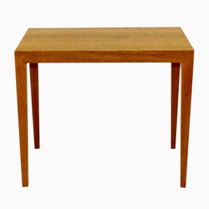 Teak Side Table by Severin Hansen for Haslev Møbelsnedkeri, Denmark, 1960s-GEK-802921