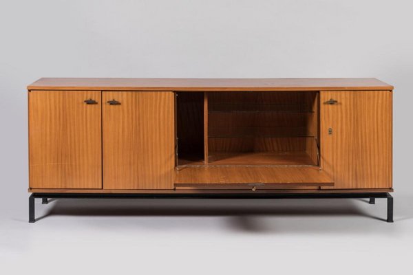 Teak Sideboard attributed to Marcel Gascoin-RJQ-1449712