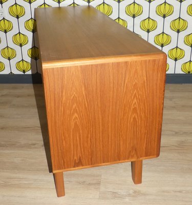 Teak Sideboard by S. Burchardt Nielsen and H.P. Hansen for Dyrlund, Denmark, 1960s-AFE-1788012