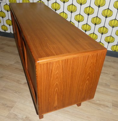 Teak Sideboard by S. Burchardt Nielsen and H.P. Hansen for Dyrlund, Denmark, 1960s-AFE-1788012