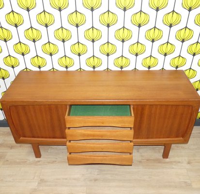 Teak Sideboard by S. Burchardt Nielsen and H.P. Hansen for Dyrlund, Denmark, 1960s-AFE-1788012