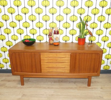 Teak Sideboard by S. Burchardt Nielsen and H.P. Hansen for Dyrlund, Denmark, 1960s-AFE-1788012