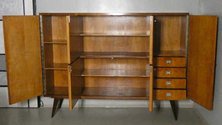 Teak Sideboard with Drawers, Italy, 1970s-ERB-1823894