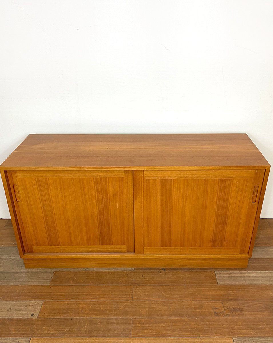 Teak Sideboard with Sliding Doors