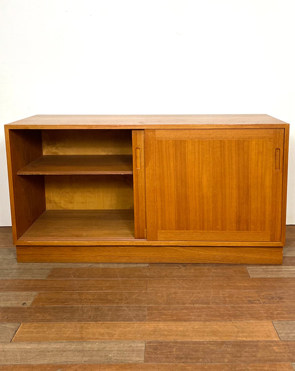 Teak Sideboard with Sliding Doors