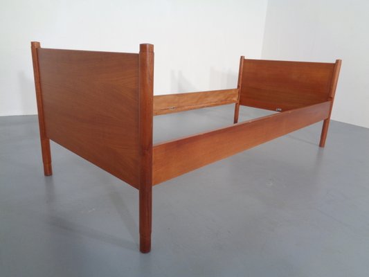 Teak Single Bed by Børge Mogensen for Søborg Møbelfabrik, 1960s-RDW-705942