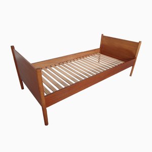 Teak Single Bed by Børge Mogensen for Søborg Møbelfabrik, 1960s-RDW-705942