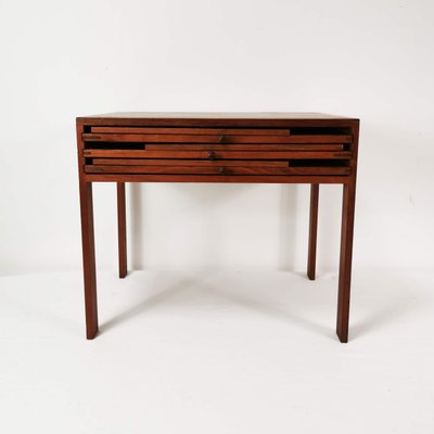 Teak Tables by I. Wikkelso for CFC Silkeborg, Denmark, 1960s, Set of 4-ZTG-1398229