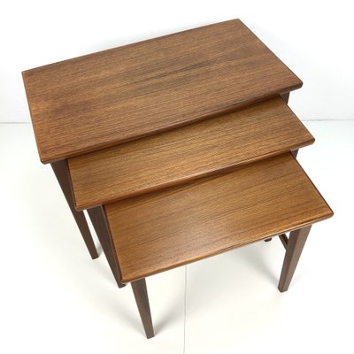 Teak Tables from OPAL-Möbel, Germany, 1960s, Set of 3-FFL-1261735