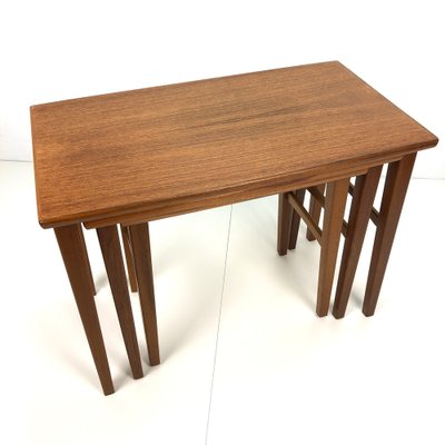 Teak Tables from OPAL-Möbel, Germany, 1960s, Set of 3-FFL-1261735