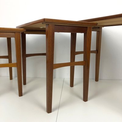 Teak Tables from OPAL-Möbel, Germany, 1960s, Set of 3-FFL-1261735