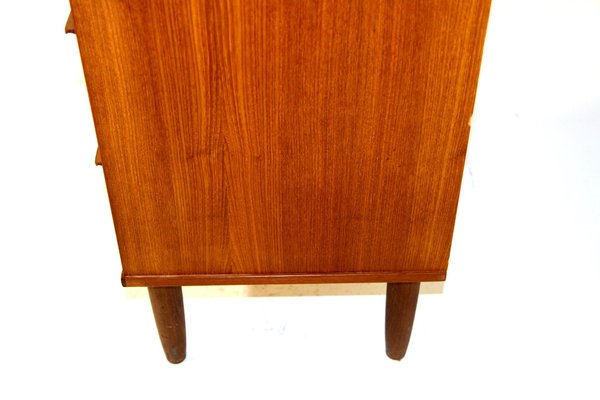 Teak Tallboy Dresser, Denmark, 1960-GEK-1240604