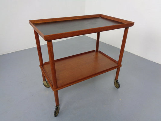 Teak Tea Cart from Søborg Møbelfabrik, 1950s