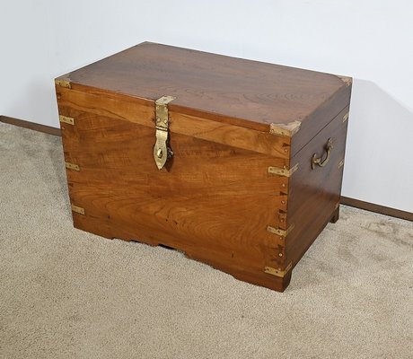 Teak Travel Trunk, 1800s-RVK-1798742