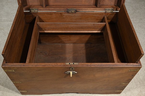 Teak Travel Trunk, 1800s-RVK-1798742