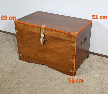 Teak Travel Trunk, 1800s-RVK-1798742