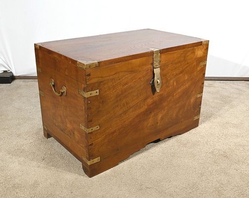 Teak Travel Trunk, 1800s-RVK-1798742