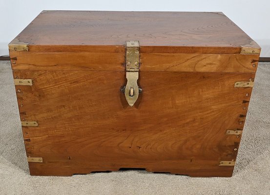 Teak Travel Trunk, 1800s-RVK-1798742