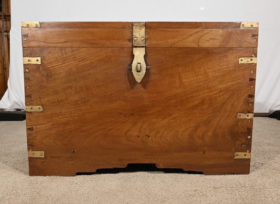 Teak Travel Trunk, 1800s-RVK-1798742