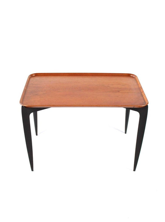 Teak Tray Table by Svend Åge Willumsen & Hans Engholm for Fritz Hansen, Denmark, 1950s