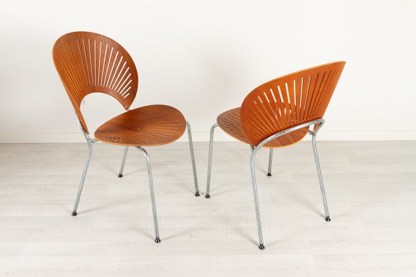 Teak Trinidad Dining Chairs by Nanna Ditzel for Fredericia, 1990s, Set of 8-WIX-1152472