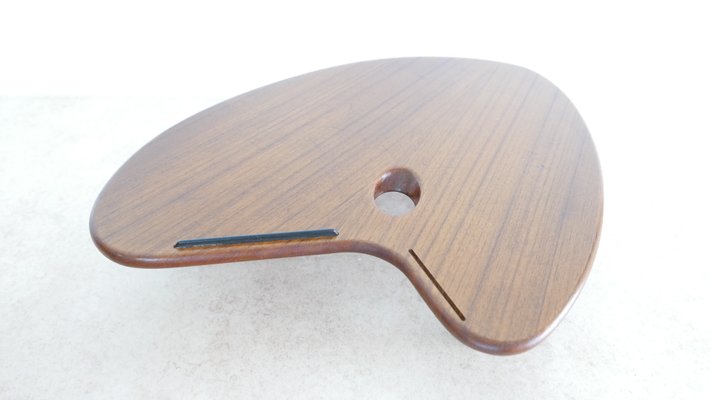 Teak Tripod Palette by Arne Vodder, Denmark, 1950s-KK-1016539