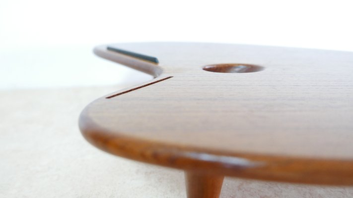 Teak Tripod Palette by Arne Vodder, Denmark, 1950s-KK-1016539