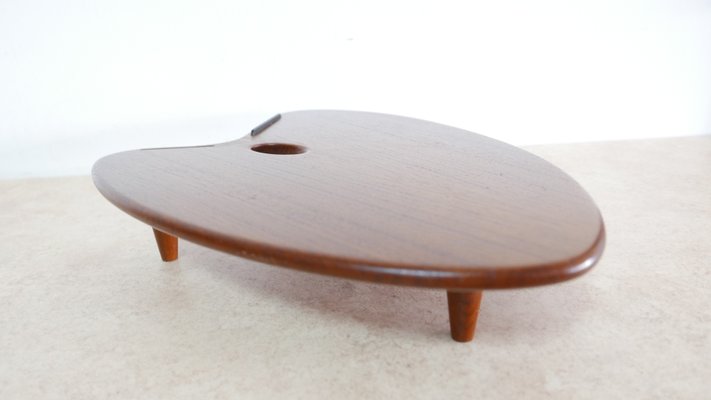 Teak Tripod Palette by Arne Vodder, Denmark, 1950s-KK-1016539