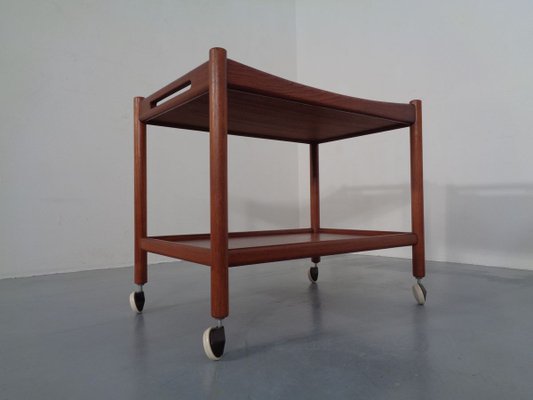 Teak Trolley by Hans J. Wegner for Andreas Tuck, 1950s-RDW-796737