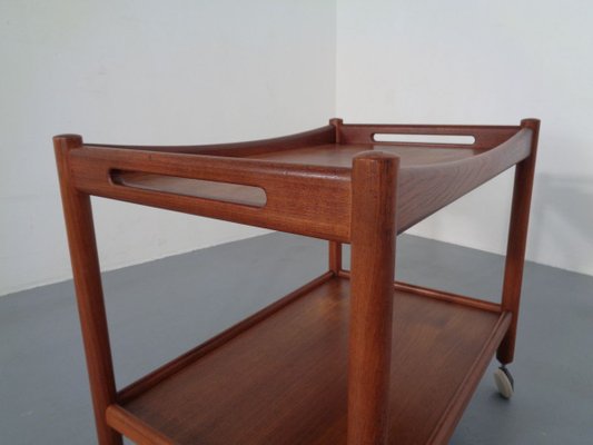 Teak Trolley by Hans J. Wegner for Andreas Tuck, 1950s-RDW-796737