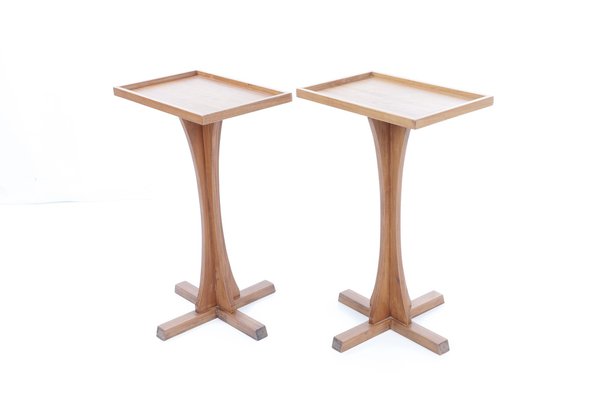 Teak Twin Tables, Set of 2-YSU-1309579