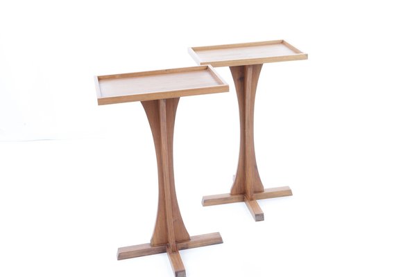 Teak Twin Tables, Set of 2-YSU-1309579