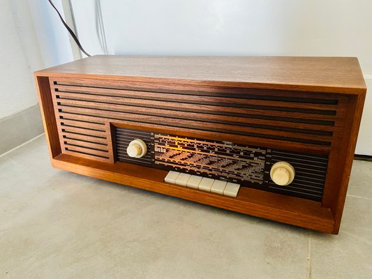 Teak Type 119 Tube Radio from Wega, 1960s-PYR-1344531