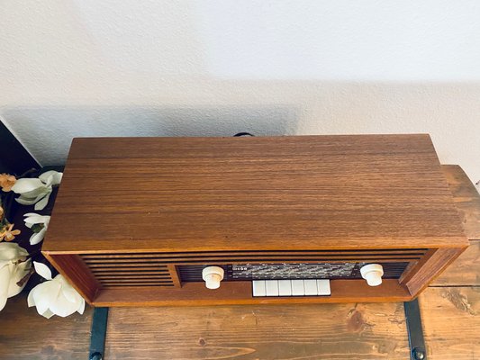 Teak Type 119 Tube Radio from Wega, 1960s-PYR-1344531