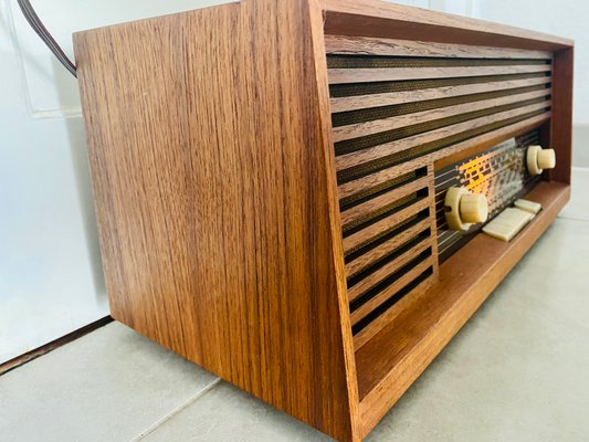 Teak Type 119 Tube Radio from Wega, 1960s-PYR-1344531