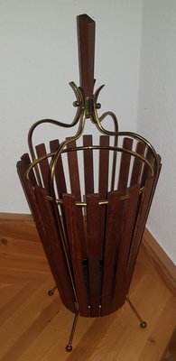 Teak Umbrella Stand, 1960s-QDP-769718