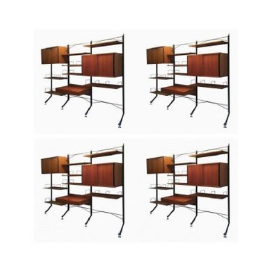 Teak Urio Modular Bookcase by Ico & Luisa Parisi for MIM, Rome, 1960s-ERB-1240712