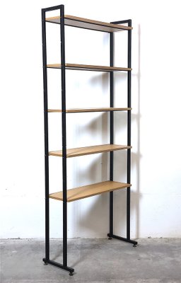 Teak Veneer Shelf, Italy, 1960s-FQG-1756830