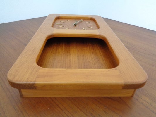 Teak Wall Clock from Danclock, 1960s-RDW-961156