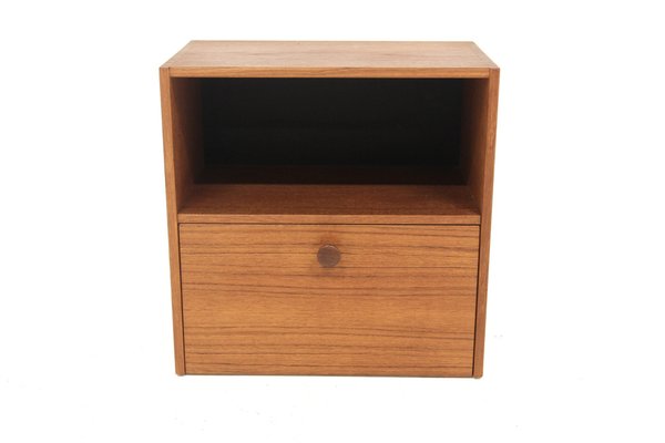 Teak Wall Console by Nils Jonsson for Troeds, Bjärnum, Sweden, 1960s-GEK-1735346