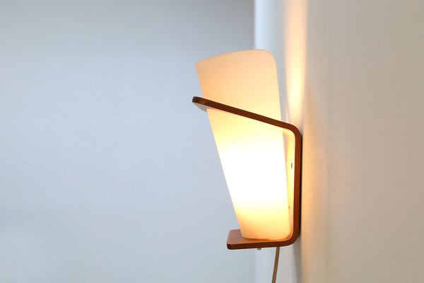 Teak Wall Lamp, 1930s-YSY-1154102