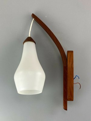 Teak Wall Lamp by Uno & Östern Kristiansson for Luxus, 1960s-EJL-1140095