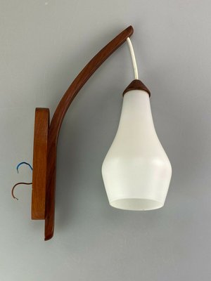 Teak Wall Lamp by Uno & Östern Kristiansson for Luxus, 1960s-EJL-1140095